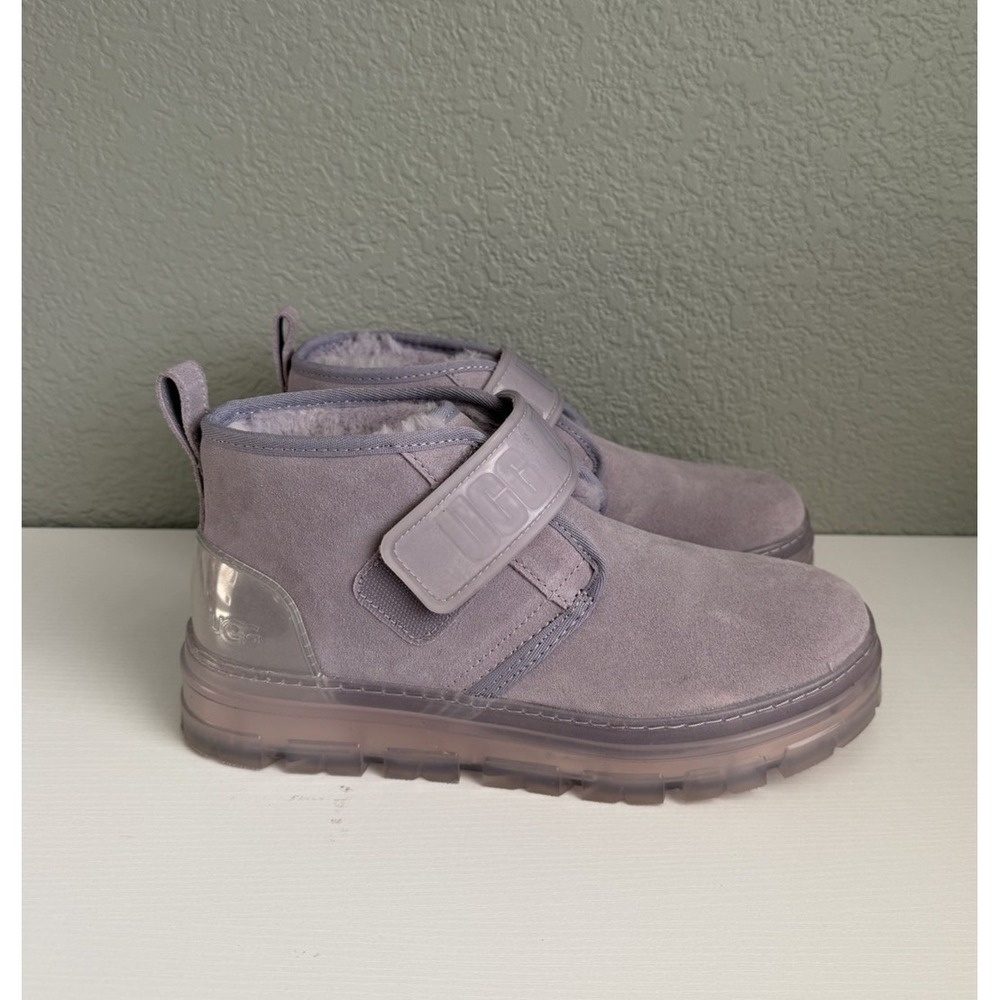 UGG Neumel Clear Chukka Suede Boots Women's Sz 9 1137030 Lilac Purple Lavender